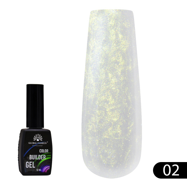 Global Fashion Color Builder Gel 12ml | Nail Extension Gel | جل بيلدر ملون
