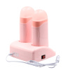 Double Cartridge Wax Heater – Hair Removal Machine | Pink Double Wax Heater Close View Hair Removal | جهاز تسخين الشمع
Double Cartridge Wax Heater – Hair Removal Machine | Pink Dual Wax Heater Detailed View | ماكينة الشمع