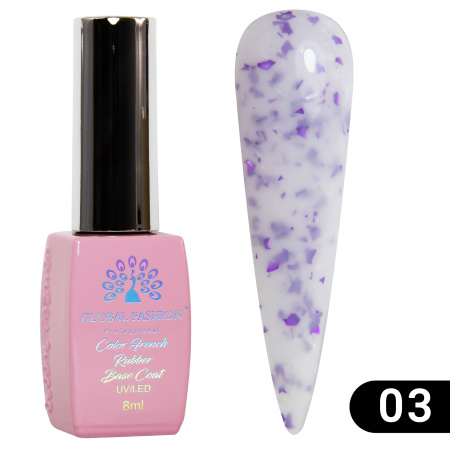 Rubber base Marble Global Fashion 8 ml, 03