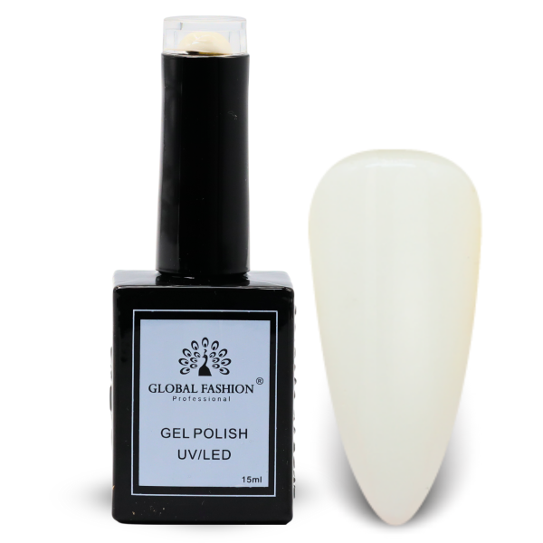 Delicate Whites Nail Polish 15ml UV LED | 32-Destroying Angels 1p White Gel Nail Polish Bottle 15ml - UV LED Soak Off Nail Color UAE GCC | طلاء أظافر جل أبيض