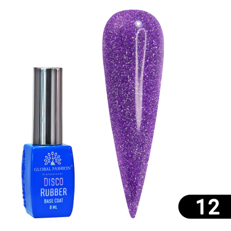 Global Fashion Disco Opal Reflective Rubber Base 8ml | Detailed Shiny Nail Gel Base
جلوبال فاشن ديسكو أوبال ريفلكتيف روبر بيس 8 مل | بيس جل بوليش لامع بالتفصيل
