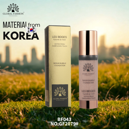 Global Fashion serum foundation close up pore blurring lightweight finish كريم اساس لقطة مقربة طبيعي