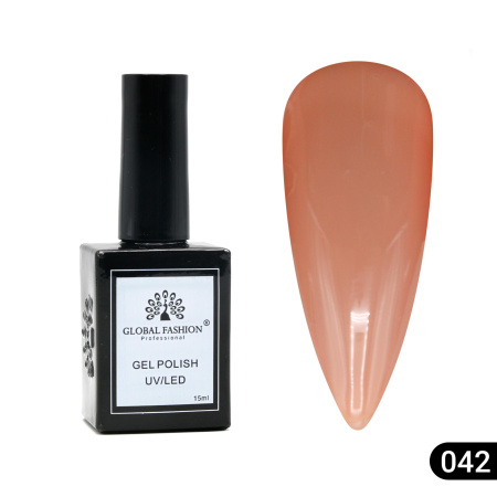 Gel polish Global Fashion, Gel polish 15 ml, 42