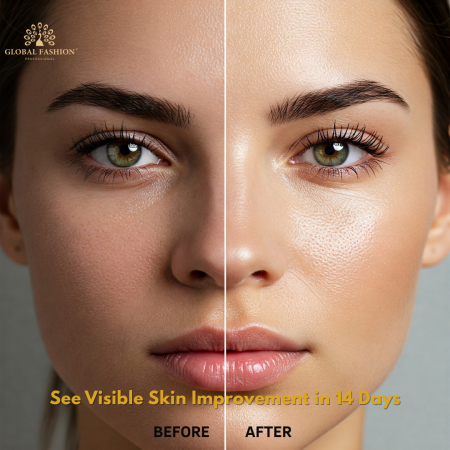 Vitamin E skincare set close up youthful glow finish مجموعة عناية بالبشرة لقطة مقربة
