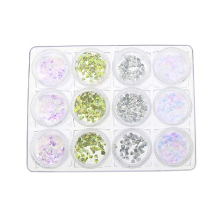 Nail decor, 12 colors
