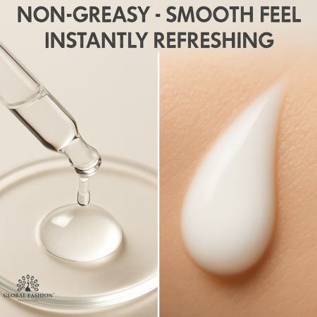 Vitamin E skincare set close up youthful glow finish مجموعة عناية بالبشرة لقطة مقربة
