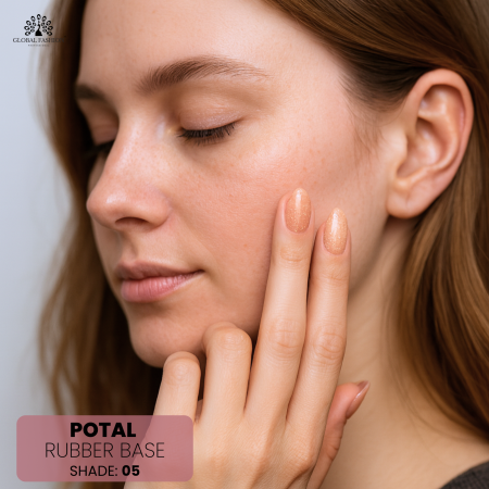 Close-up Rubber Base Potal 8ml 05 – Gold Foil Flakes
