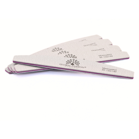 Global Fashion Nail File 150/180 – Professional Emery Board for Acrylic & Gel
