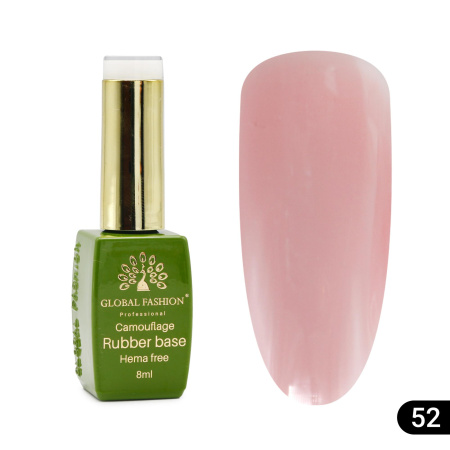 Camouflage base for nails, Hema free, 8 ml 52