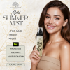 Shimmer mist glow spray close up light veil radiance بخاخ جلو ولمعان لقطة مقربة