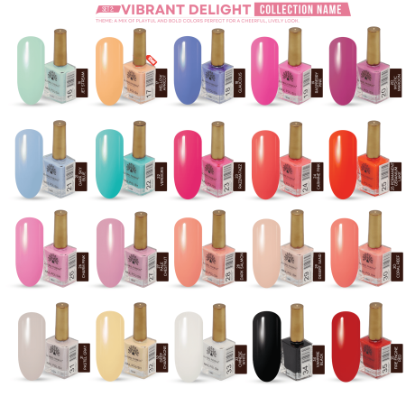 Global Fashion Classic Nail Polish 15ml – Vibrant Delight Set 2 | Detailed View
طلاء أظافر كلاسيك 15 مل جلوبال فاشن – مجموعة البهجة الزاهية 2 | عرض تفصيلي
