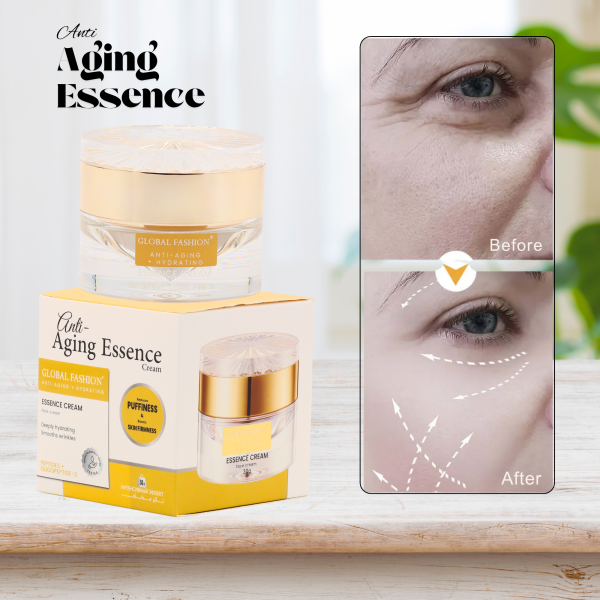 24K Gold Anti-Aging Face Cream 30g Face Cream Jar 30g - Hydrating Anti Aging Skincare Moisturizer UAE GCC | كريم وجه مرطب