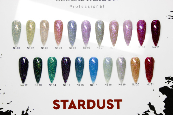 Stardust Glitter Gel Polish – 8 ml Shade 11 – Holographic Shine
