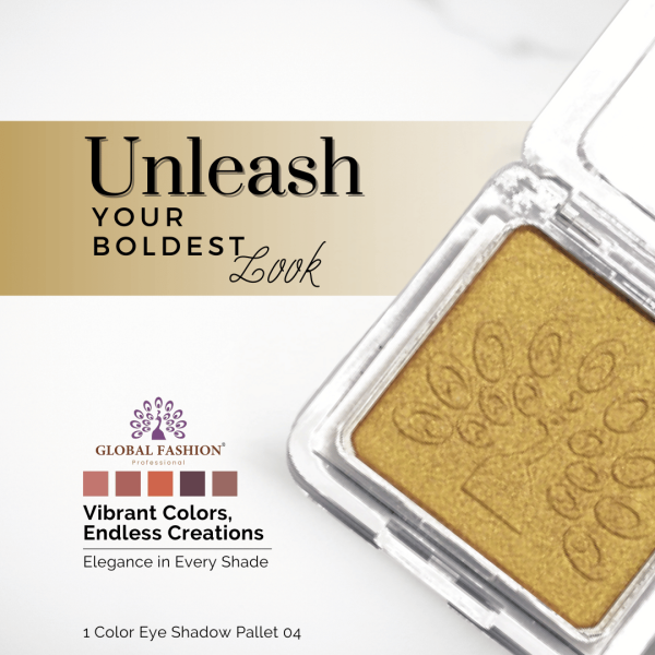 Global Fashion single eyeshadow preview matte shimmer finish ظلال عيون