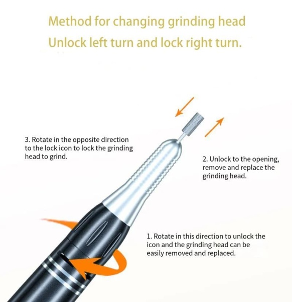 ZF433 Cordless Nail Drill 35000 RPM LCD | Green Cordless Nail Drill 35000 RPM LCD Electric Nail File UAE GCC | جهاز أظافر
