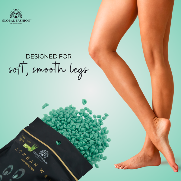Global Fashion Korean Hard Wax Aloe 1000g professional hair removal wax