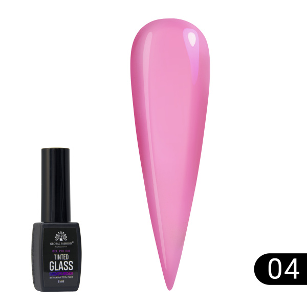Stained glass gel polish Global Fashion 8 ml, Tinted Glass 04