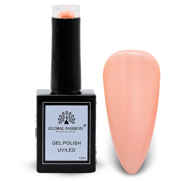 Washed-Out Crimson Gel Nail Polish 15ml UV LED | 39-Washed-Out Crimson 1p Peach Coral Gel Nail Polish Bottle 15ml - UV LED Soak Off Nail Color UAE GCC | طلاء أظافر جل