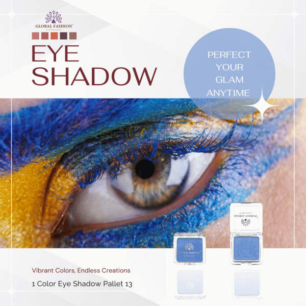 Global Fashion single eyeshadow preview matte shimmer finish ظلال عيون