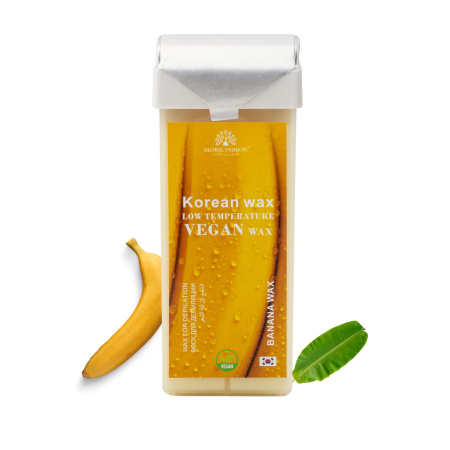 Roll-On Wax Cartridge 100ml – Hair Removal | Banana Wax Cartridge Close View Hair Removal | شمع رول
Roll-On Wax Cartridge 100ml – Hair Removal | Banana Paraffin Wax Detailed View Skin Care | شمع بارافين