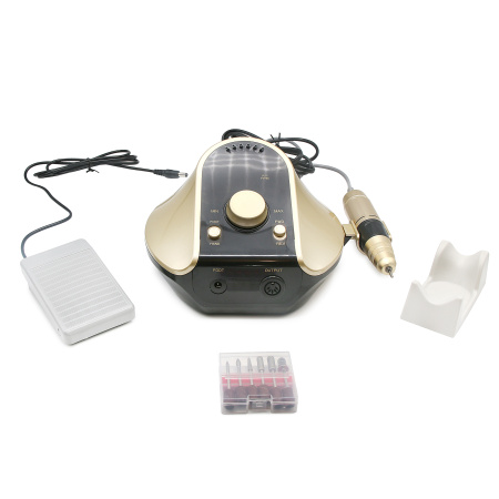 Manicure and pedicure machine 45000 rpm, 65W Global Fashion, gold