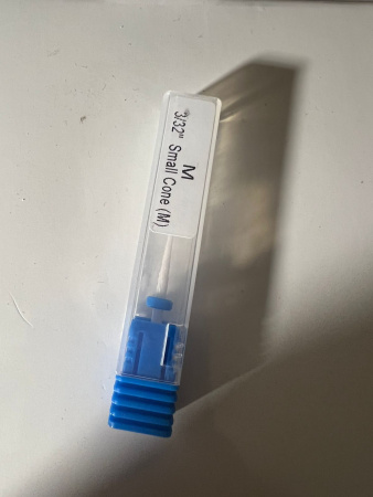 Ceramic Cuticle Bit, Blue Notch, M 3/32 Small Cone (M)