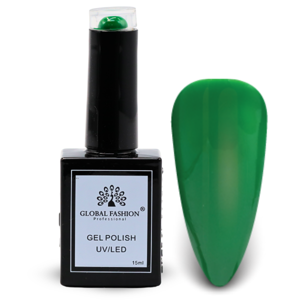 Citrus Splash Nail Polish 15ml UV LED | 92-La Salle Green 1p Green Gel Nail Polish Bottle 15ml - UV LED Soak Off Nail Color UAE GCC | طلاء أظافر جل أخضر