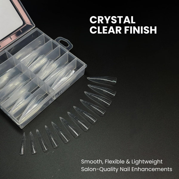 Nail Extension Tips 120pcs – Clear Dual Forms | Coffin Nail Extension Tips Gel Forms Kit | اطراف اظافر
Nail Extension Tips 120pcs – Clear Dual Forms | Coffin Dual Nail Forms Reusable Extensions | اظافر صناعية