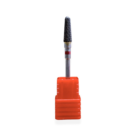 Carbide burr, red, Umbrella