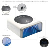 Professional 120W UV/LED Nail Lamp L1011 by Global Fashion – Fast Curing for Gel Polish & Builder Gels
