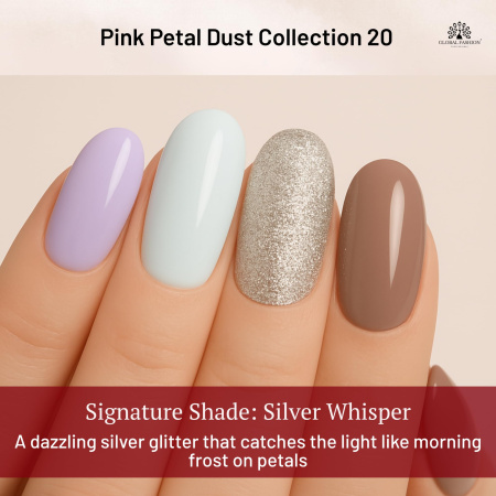 Black Elite Gel Nail Polish Set 6x8ml – UV/LED | Pink Petal Dust Gel Nail Polish Close View High Shine | طلاء اظافر جل
Black Elite Gel Nail Polish Set 6x8ml – UV/LED | Pink Petal Dust Nail Gel Set Detailed View Long Lasting | مناكير جل