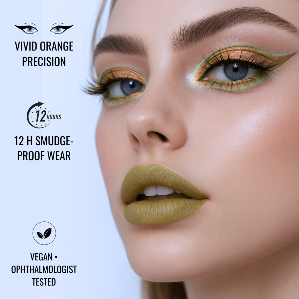 Waterproof gel eyeliner pen 0.3g precision tip smudge proof ايلاينر جل مقاوم للماء