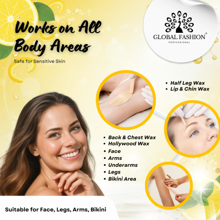 Roll-On Wax Cartridge 100ml – Hair Removal | Lemon Wax Cartridge Close View Hair Removal | شمع رول
Roll-On Wax Cartridge 100ml – Hair Removal | Lemon Paraffin Wax Detailed View Skin Care | شمع بارافين
