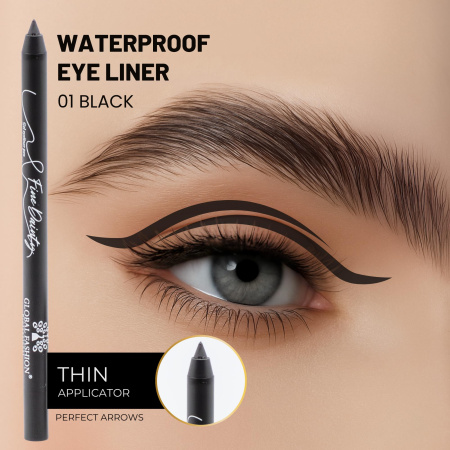 Matte gel eyeliner close up ultra fine tip colored shades ايلاينر ملون لقطة مقربة
