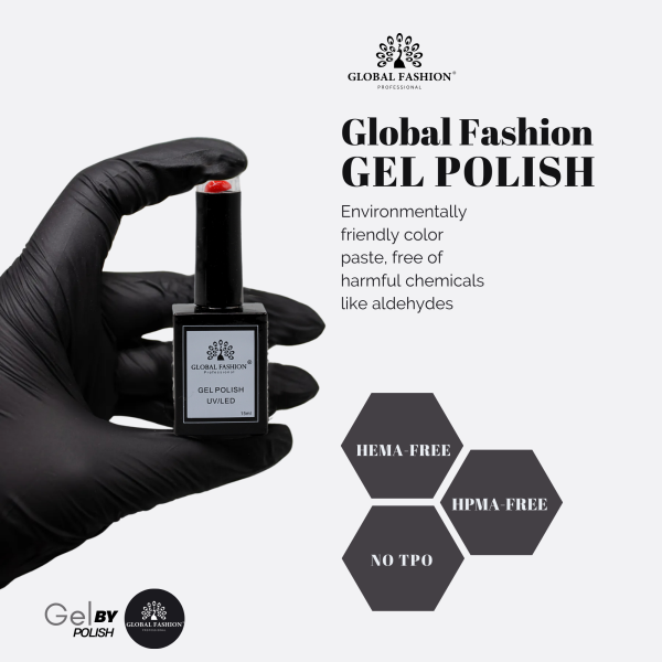 Red Mull Gel Nail Polish 15ml UV LED | 20-Red Mull 1p