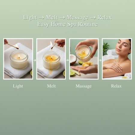 Global Fashion Massage Candle – 30 ml Aromatherapy Spa Candle in 21 Scents