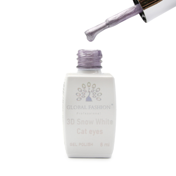 Global Fashion Cat Eye 3D Gel Polish Snow White Collection - 23 Magnetic Shades
