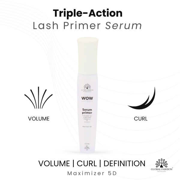 Global Fashion WOW Effect 5D mascara volumizing lengthening deep black ماسكارا تكثيف سوداء