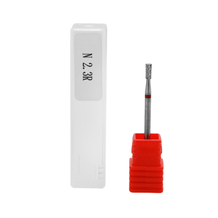 Hard alloy nozzle, narrow cylinder, red notch, N 2.3 R