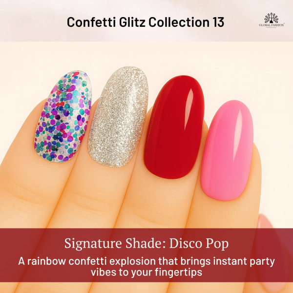 Black Elite Gel Nail Polish Set 6x8ml – UV/LED | Confetti Glitz Gel Nail Polish Set UV LED High Shine | طلاء اظافر جل
Black Elite Gel Nail Polish Set 6x8ml – UV/LED | Confetti Glitz Nail Gel Polish Set Long Lasting | مناكير جل