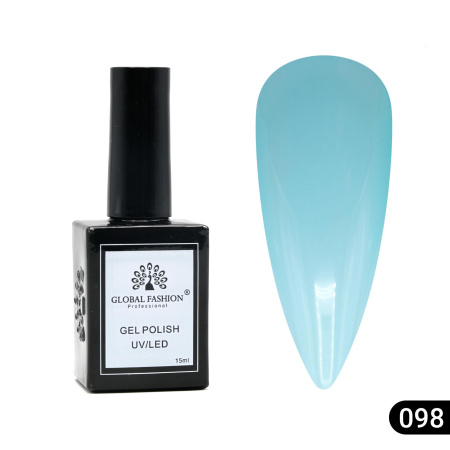 Gel polish Global Fashion, Gel polish 15 ml, 98