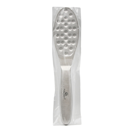 Professional Stainless Steel Laser Cut Foot File by Global Fashion – Dual-Sided Pedicure Rasp
