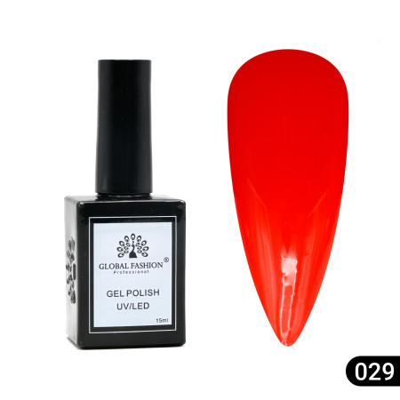 Gel polish Global Fashion, Gel polish 15 ml, 29
