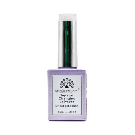 Top Changing Cat Eyes Gel, Silver Magnetic Cat Eye Nail Gel, UV LED Nail Top Coat, Cat Eye Nail Gel Polish Silver Effect, جل اظافر كات آيز فضي, جل مغناطيسي فضي للأظافر
