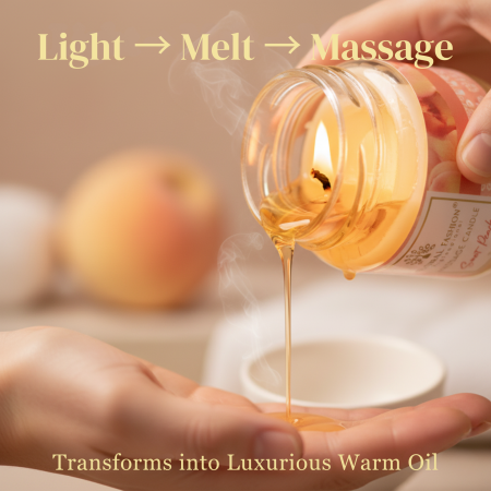 Global Fashion Massage Candle – 30 ml Aromatherapy Spa Candle in 21 Scents