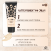 Global Fashion matte foundation close up waterproof oil free finish كريم اساس لقطة مقربة مطفي