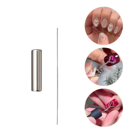 Cat Eye Nail Magnet Set with Flexible Iron Wire