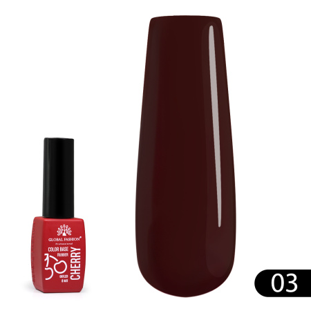 Rubber base Color Cherry 8 ml, 03