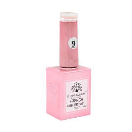 French Rubber Base Coat 15ml – Global Fashion | Professional Nail Gel Base
فرنش روبر بيس كوت 15 مل – جلوبال فاشن | بيس جل بوليش احترافي للأظافر
