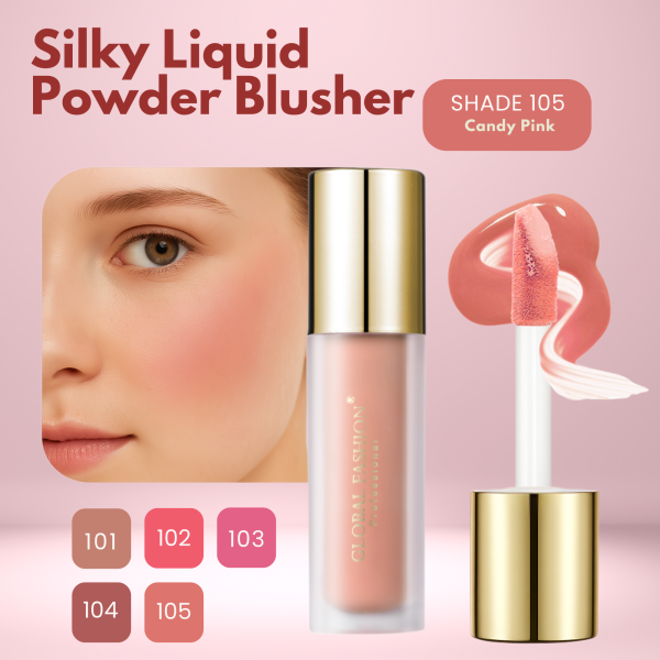 Global Fashion blusher preview natural glow finish احمر خدود